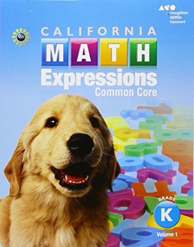 Student Activity Book (softcover), Volume 1 Grade K 2015 (Houghton Mifflin Harcourt Math Expressions) Houghton Mifflin Harcourt — ISBN 9780544204133