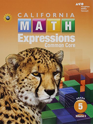 Student Activity Book (softcover), Volume 2 Grade 5 2015 (Houghton Mifflin Harcourt Math Expressions) Fuson, Karen C., Dr. and Houghton Mifflin Harcourt