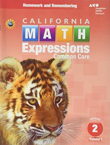 Homework and Remembering Workbook, Volume 1 Grade 2 (Houghton Mifflin Harcourt Math Expressions) — ISBN 9780544211339