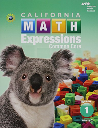 Student Activity Book (softcover), Volume 2 Grade 1 2015 (Houghton Mifflin Harcourt Math Expressions) — ISBN 9780544212022