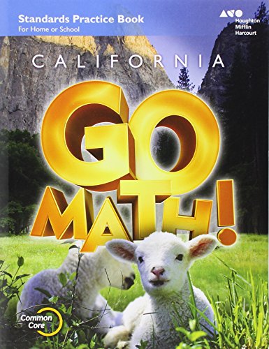 Practice Workbook Grade K (Houghton Mifflin Harcourt Go Math!) — ISBN 9780544230880