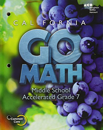 Student Interactive Worktext Accelerated 7 2015 (Holt McDougal Go Math!)