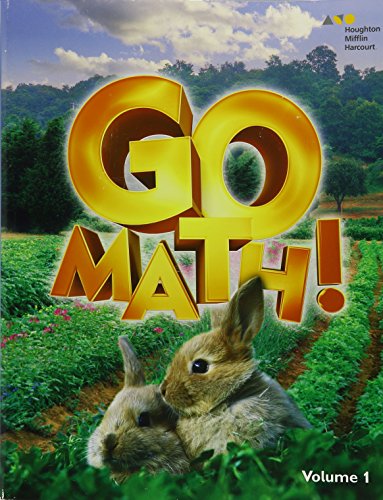 HMH GoMath!: Student Edition (StA) Volume 1 Grade K 2016 — ISBN 9780544710528