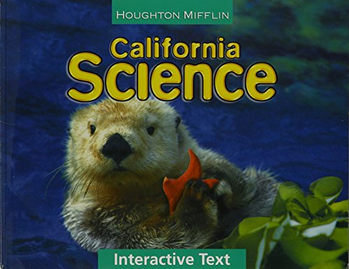 California Science, Grade 1: Interactive Text [Paperback] Science