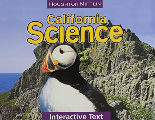 Science, Grade 3 Worktexts: Houghton Mifflin Science California (Hm Science 2006) [Paperback] Science