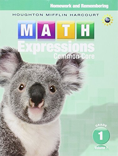 Homework & Remembering, Volume 1 Grade 1 (Math Expressions) — ISBN 9780547824208