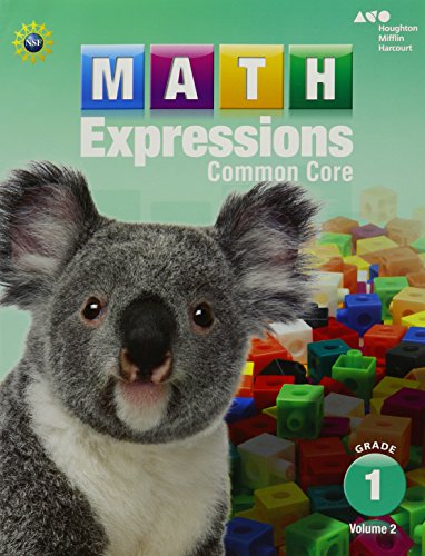 Student Activity Book, Volume 2 (Softcover) Grade 1 (Math Expressions) [Paperback] Houghton Mifflin Harcourt