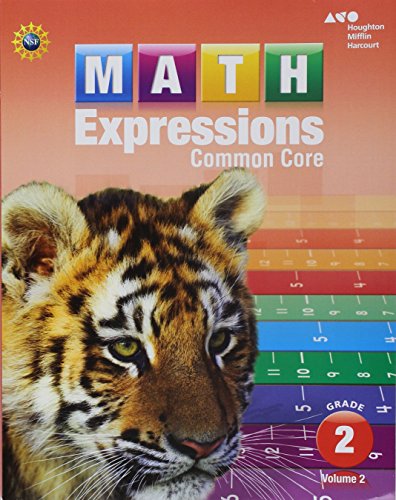 Student Activity Book, Volume 2 (Softcover) Grade 2 (Math Expressions) [Paperback] Houghton Mifflin Harcourt