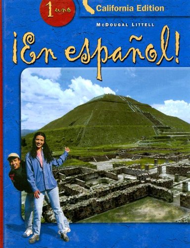 �En espa�ol! California, Student Edition, Level 1 (Spanish and English Edition) [Hardcover] Gahala, Estella; Carlin, Patricia Hamilton; Heining-Boyton, Audrey L.; Otheguy, Ricardo and Rupert, Robert J.