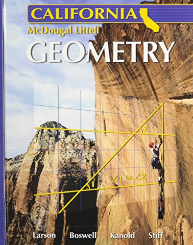 Holt McDougal Larson: Geometry California — ISBN 9780618811946