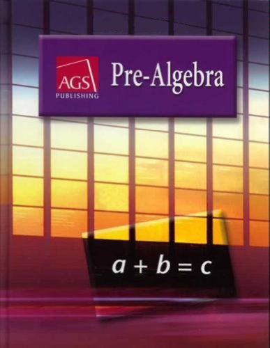 AGS Pre-Algebra [Hardcover] Siegfried Haenisch