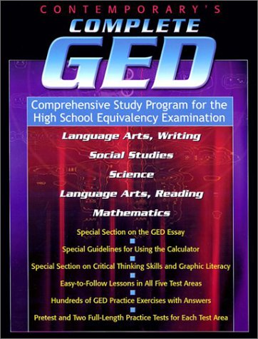 Contemporary\''s Complete Ged: Comprehensive Study Program for the High School Equivalency Examination Linda W. Nelson; Kathleen D. Mikkin; Suzanne E. Rausch; Janice S. Phillips and Patricia Mulcrone