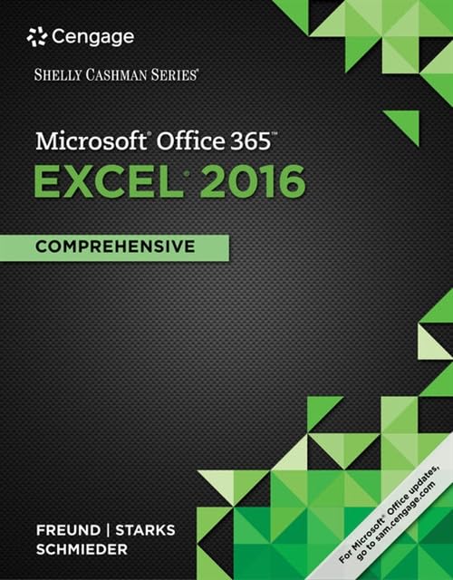 Shelly Cashman Series MicrosoftOffice 365 & Excel 2016: Comprehensive (MindTap Course List) — ISBN 9781305870727