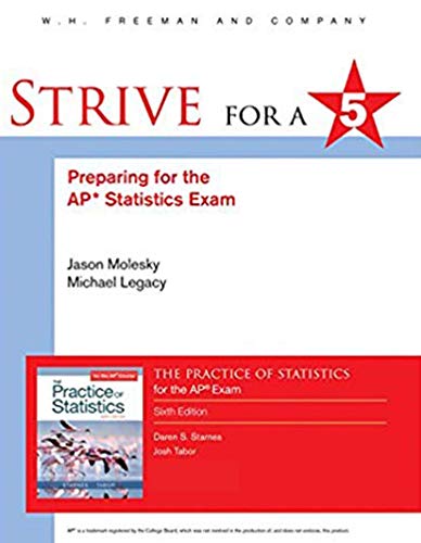 Strive for a 5: Preparing for the Ap(r) Statistics Exam — ISBN 9781319209902