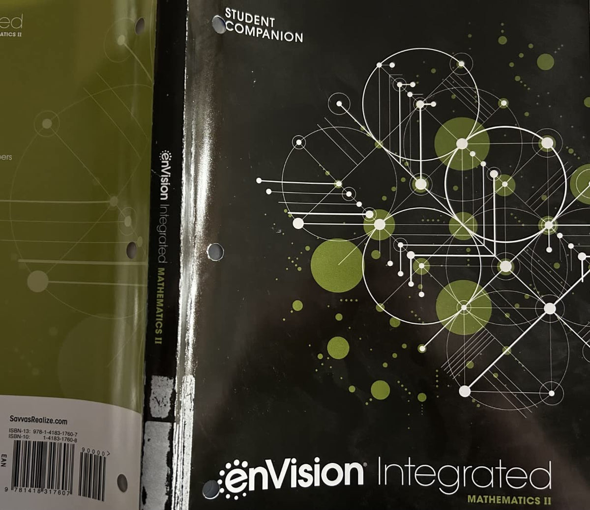 ENVISIONAGA INTEGRATED MATHEMATICS II 2019 STUDENT COMPANION GRADE 9/12 — ISBN 9781418317607