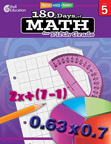 Shell Education 180 Days of Math for Fifth Grade [Perfect Paperback] Jodene Smith