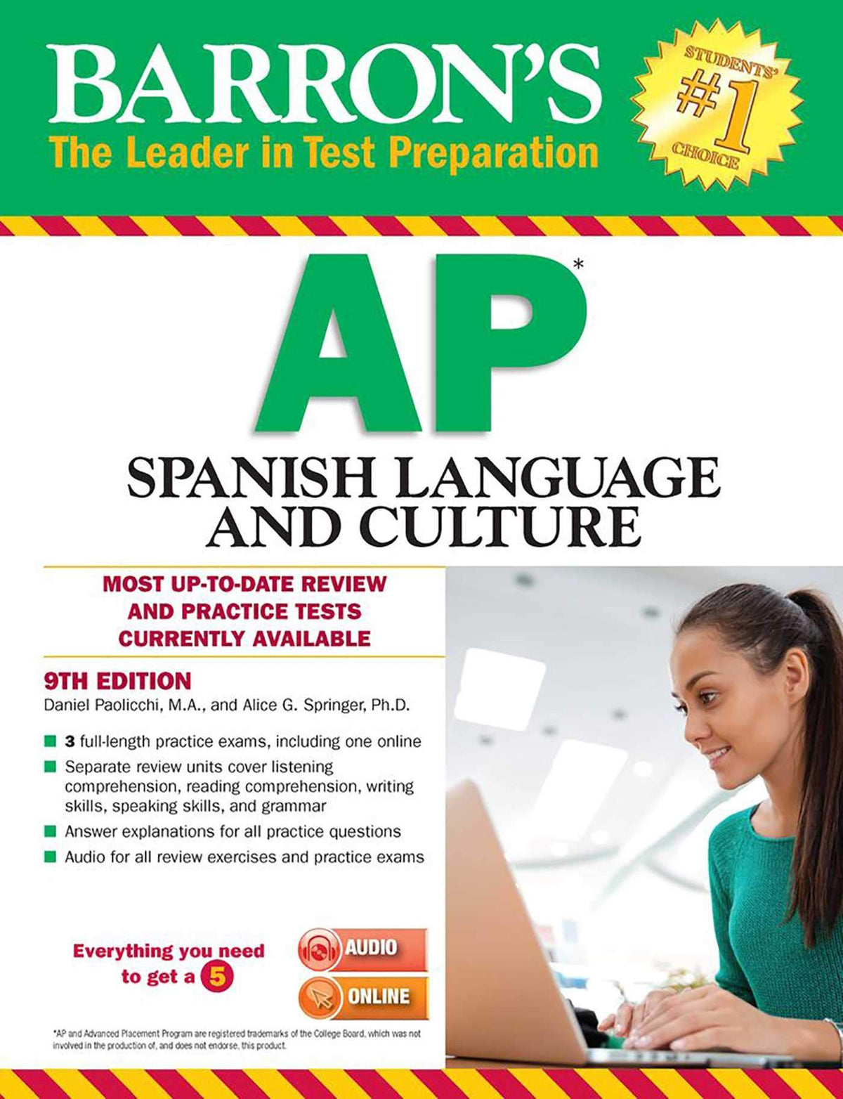 Barron's AP Spanish Language and Culture with MP3 CD — ISBN 9781438076829