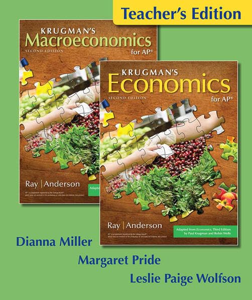 Teacher\''s Edition of Economics for AP* Margaret Ray