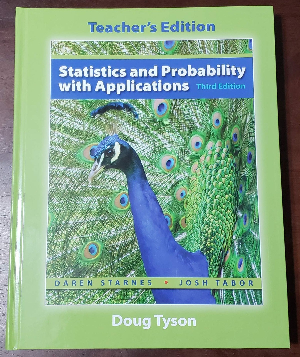 Statistics and Probability with Applications - Teacher's Edition — ISBN 9781464156298