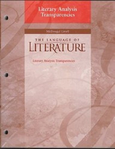 Language of Literature Grade 7: Literary Analysis Transparencies (Mcdougal Littell Language of Literature)
