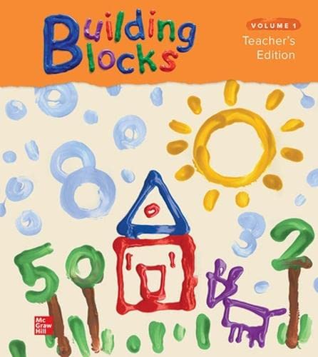 Building Blocks Pre-K, Teacher Edition, Volume 1 — ISBN 9780021254859
