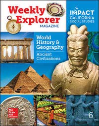 California Social Studies Ancient Civilizations grade 6 — ISBN 9780079007506