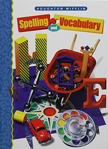 Houghton Mifflin Spelling: Hardcover Student Edition Level 4 1998 — ISBN 9780395855232