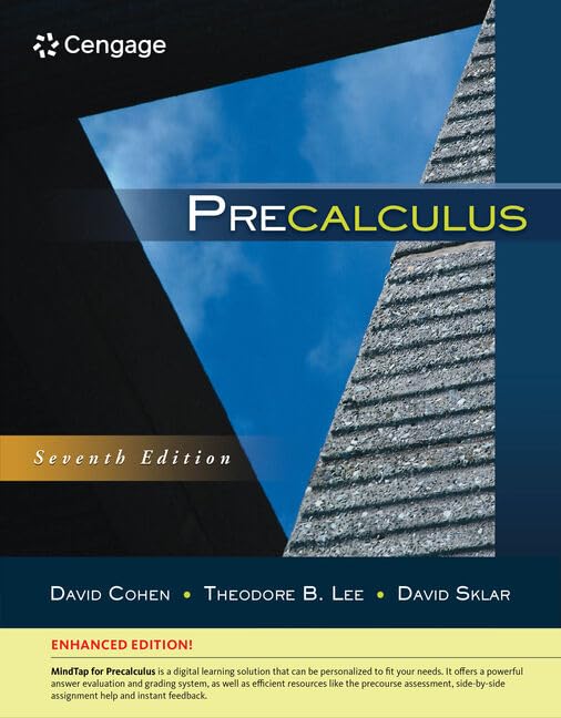 Precalculus, Enhanced Edition (MindTap Course List) — ISBN 9781305663107