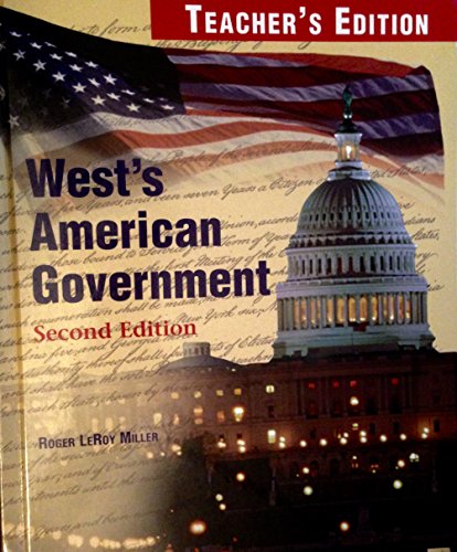 West's American Government, Second Edition: Teacher's Edition — ISBN 9780314141170