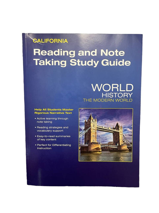 WORLD HISTORY THE MODERN WORLD (Reading and Note Taking Study Guide)