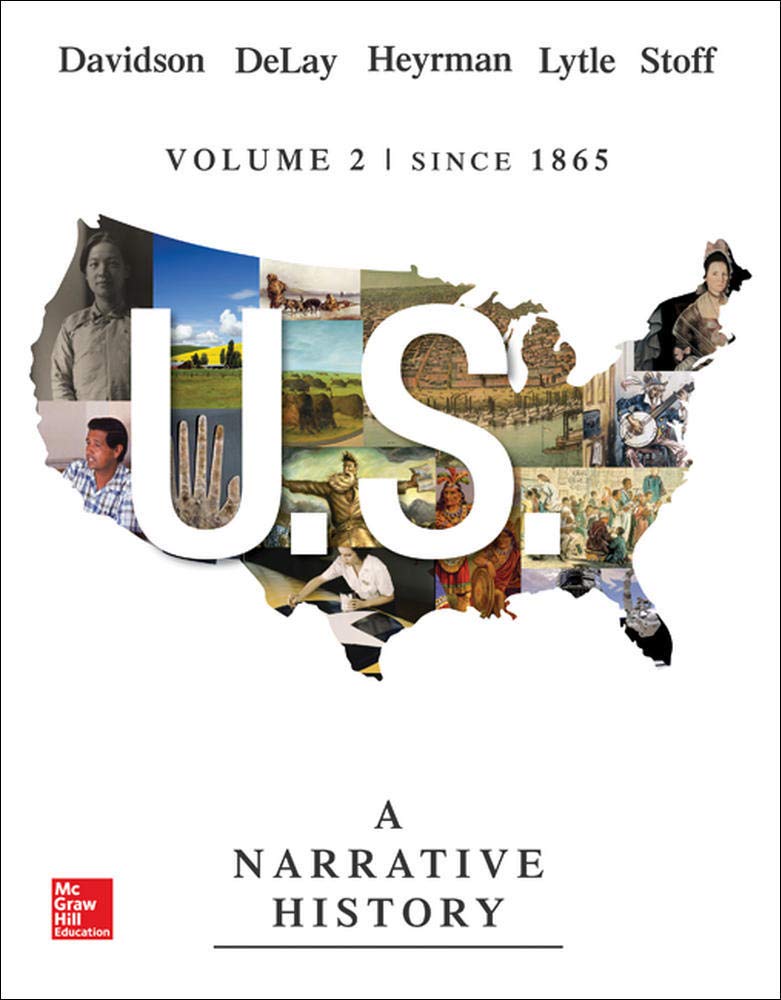 US: A Narrative History, Volume 2: Since 1865 — ISBN 9780077780364