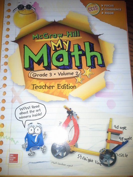 "My Math" Grade 3 Volume 2 Teacher's Edition