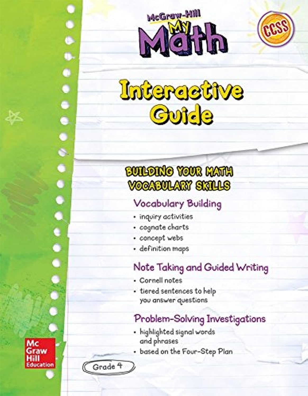 MH My Math ELD SE Grade 4 (ELEMENTARY MATH CONNECTS) (Spanish Edition) — ISBN 9780021307555