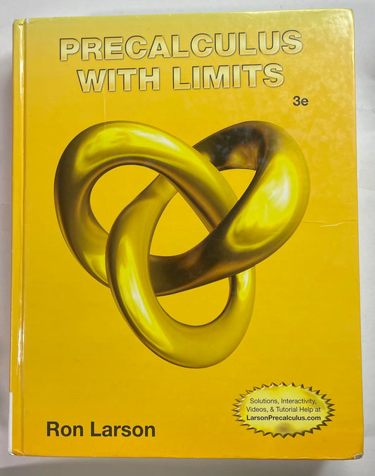 Precalculus With Limits — ISBN 9781133947202