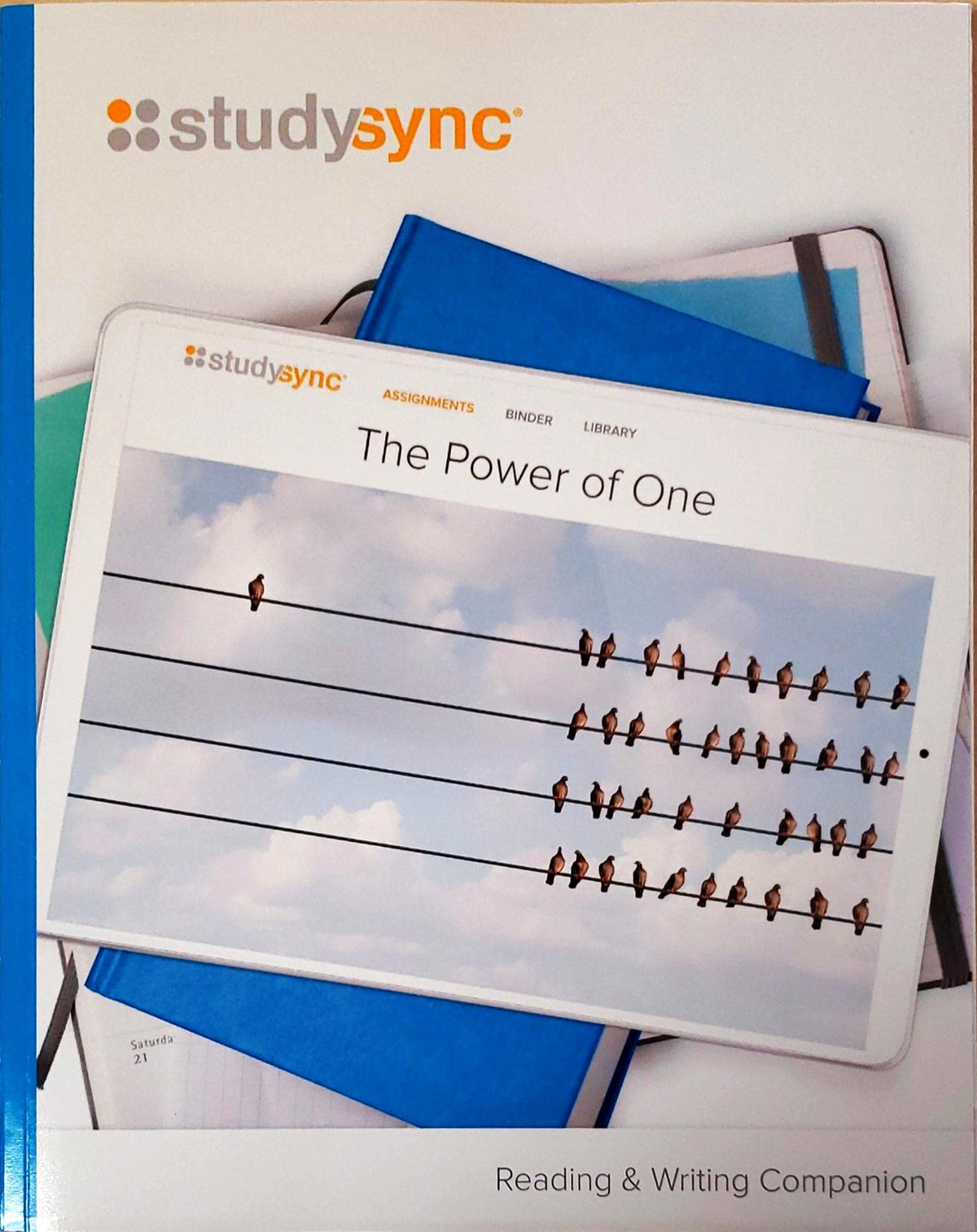 StudySync, The Power of One, Grade 7, Unit 6, Reading & Writing Companion, c.2019, 9781944695842, 1944695842 — ISBN 9781944695842