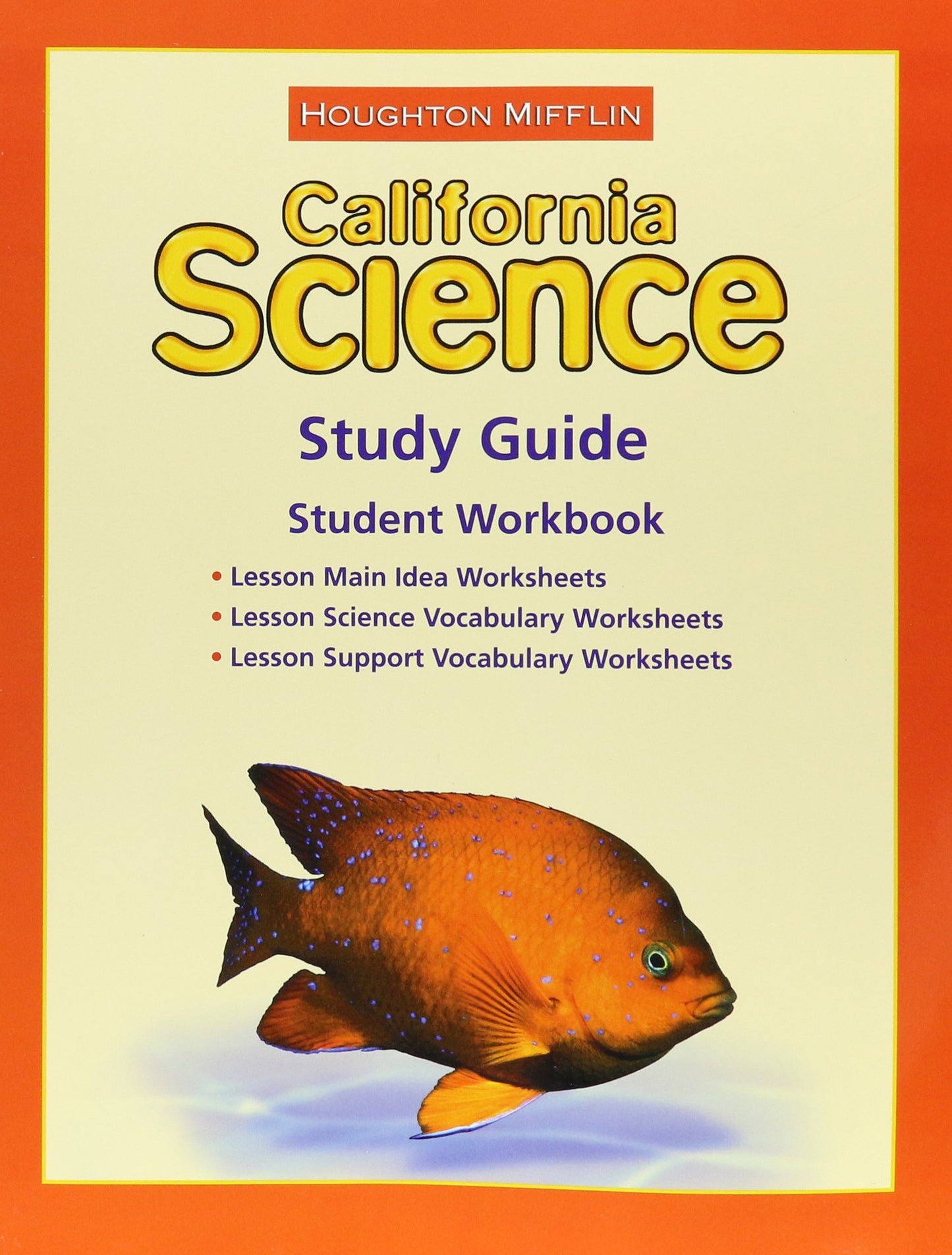 Houghton Mifflin Science: Study Guide Consumable Level 2