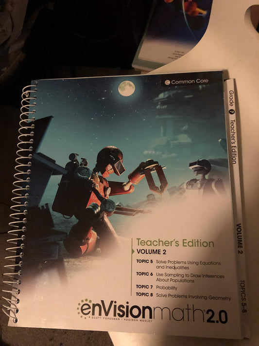 enVision Math 2.0 Grade 7 Volume 2 TEACHER'S EDITION — ISBN 9780328880942