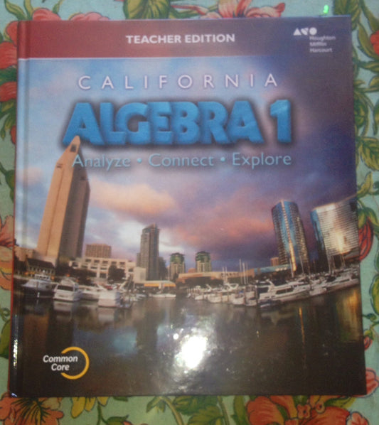 Teacher Edition 2015 (Holt McDougal Algebra 1) — ISBN 9780544207042
