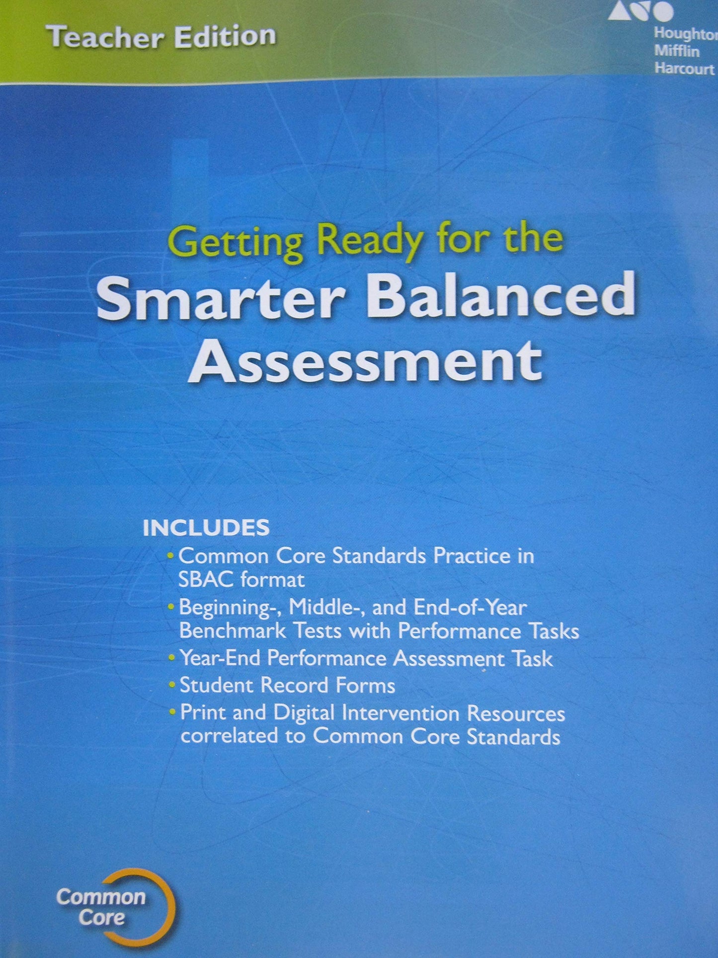 SBAC Test Prep Teacher Edition Grade K (Go Math!) — ISBN 9780544251915