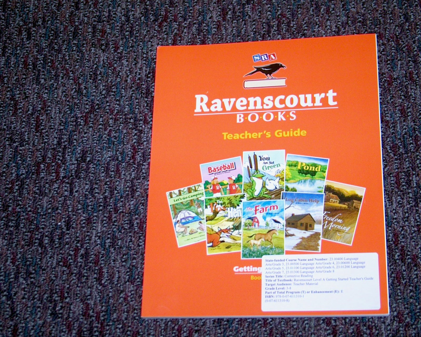Corrective Reading Ravenscourt Decoding Level A, Teacher Guide (CORRECTIVE READING DECODING SERIES)