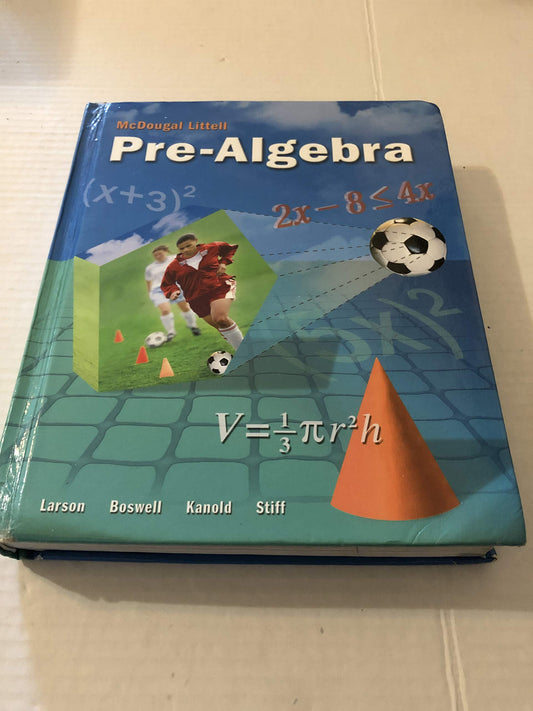 Pre-algebra, Grades 7-8: Mcdougal Littell Middle School Math — ISBN 9780618250035