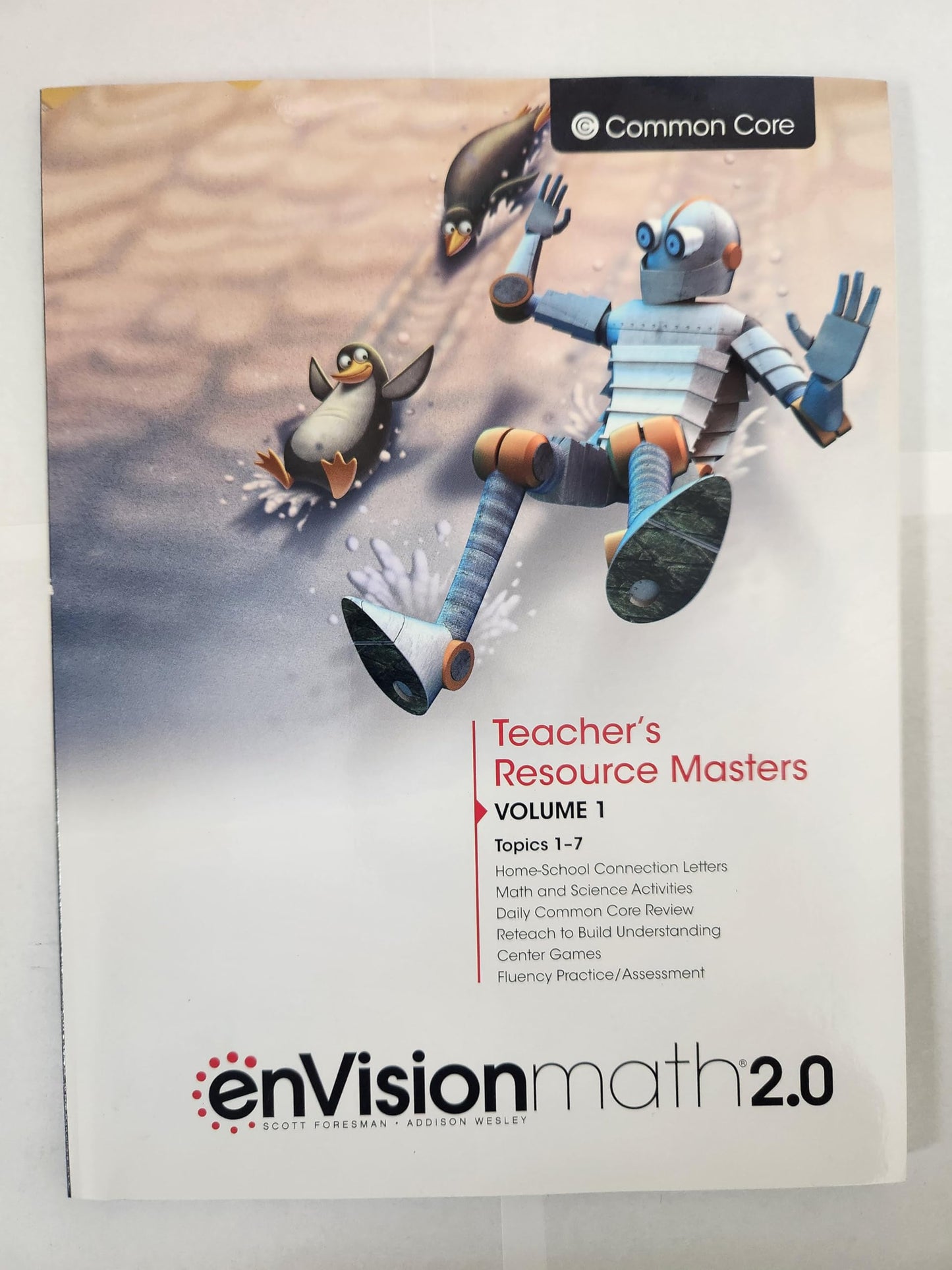 enVision Math 2.0 Teacher's Resource Masters Grade 3 Volume 1 Topics 1-7