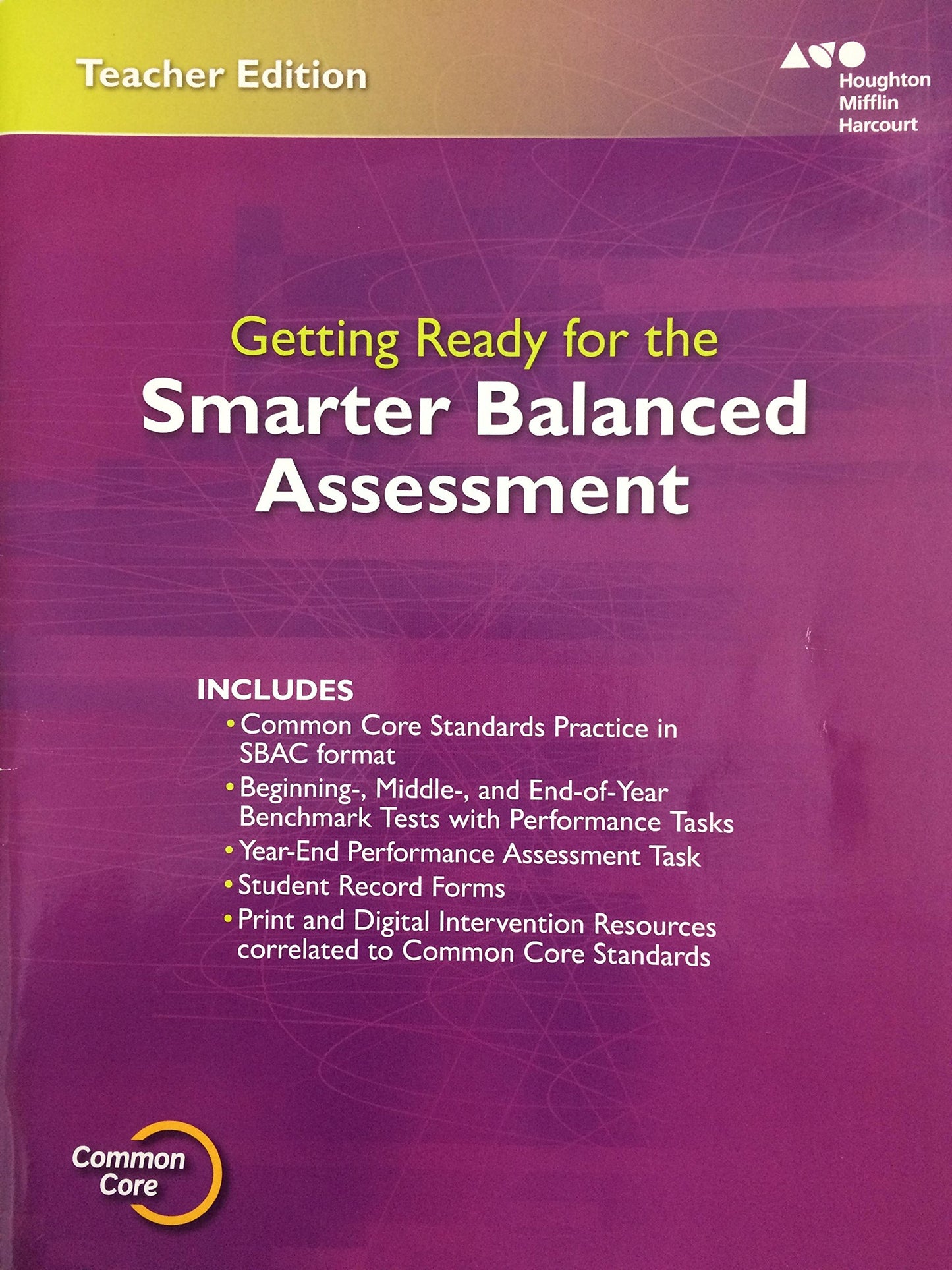 SBAC Test Prep Teacher Edition Grade 3 (Go Math!) — ISBN 9780544251946