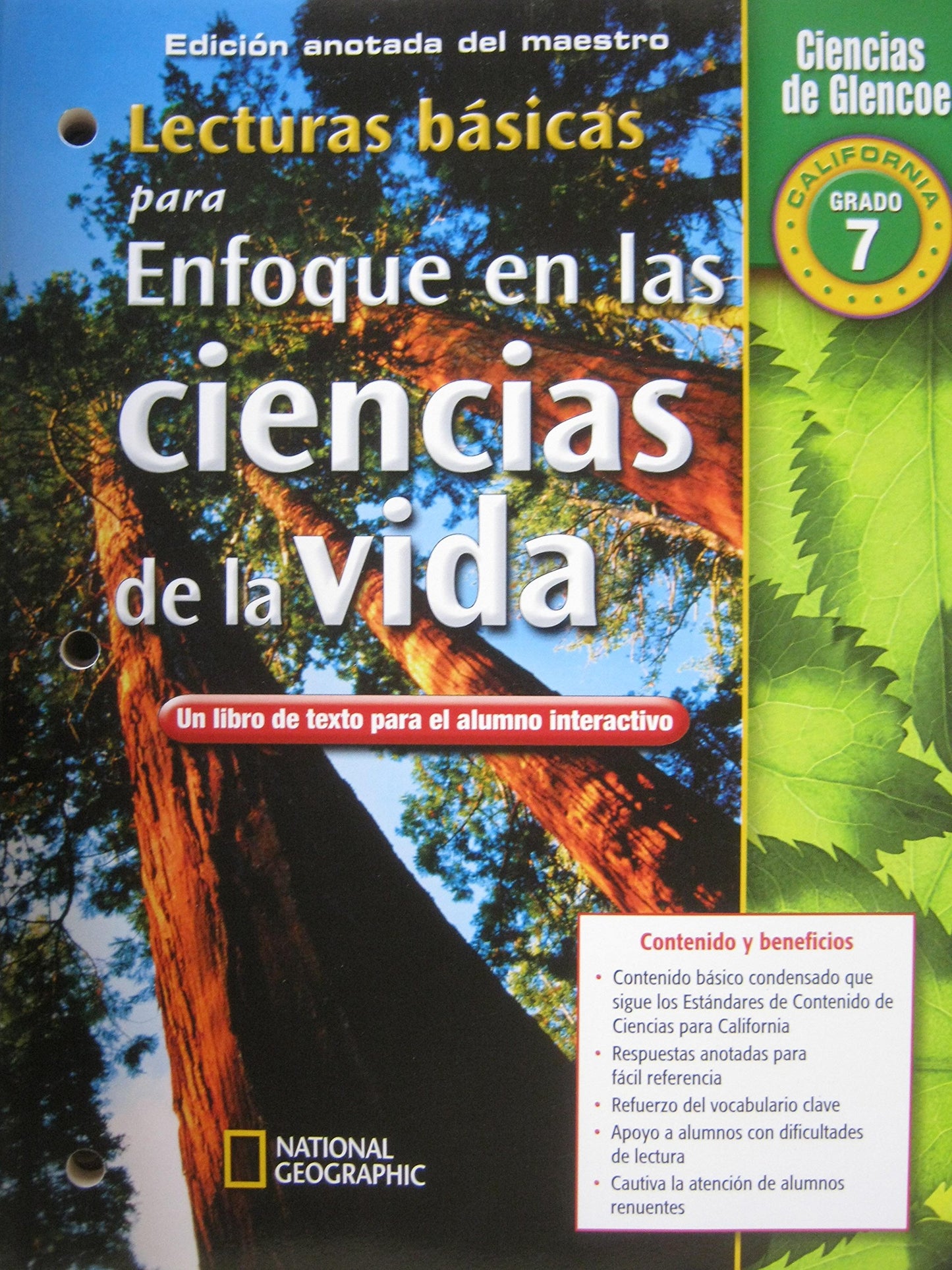 Lecturas basicas para Enfoque en las ciencias de la Vida Teacher's Edition