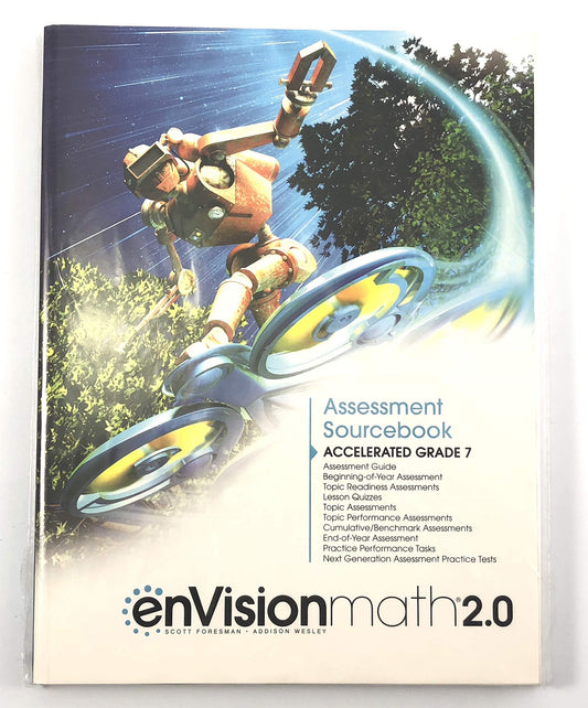 Pearson enVision Math 2.0, Assessment Sourcebook, Accelerated Grade 7 — ISBN 9780328950850