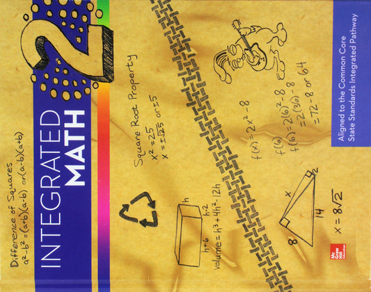 Integrated Math, Course 2, Student Edition — ISBN 9780076638611