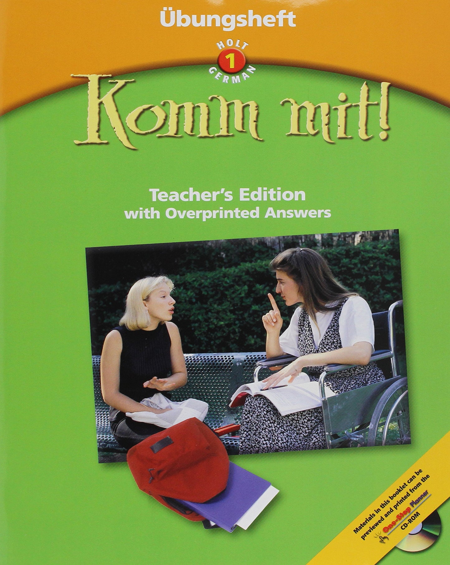 Komm Mit! With Overprinted Answers (Ubungsheft) Teacher's Edition, Level 1 — ISBN 9780030650123