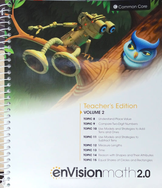 enVisionmath2.0 - 2016 Common Core Teacher Edition Volume 2 Grade 1 — ISBN 9780328827848