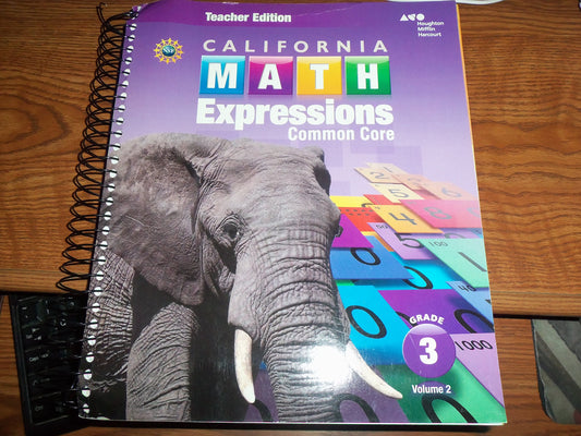 Teacher Edition, Volume 2 2015 (Houghton Mifflin Harcourt Math Expressions)