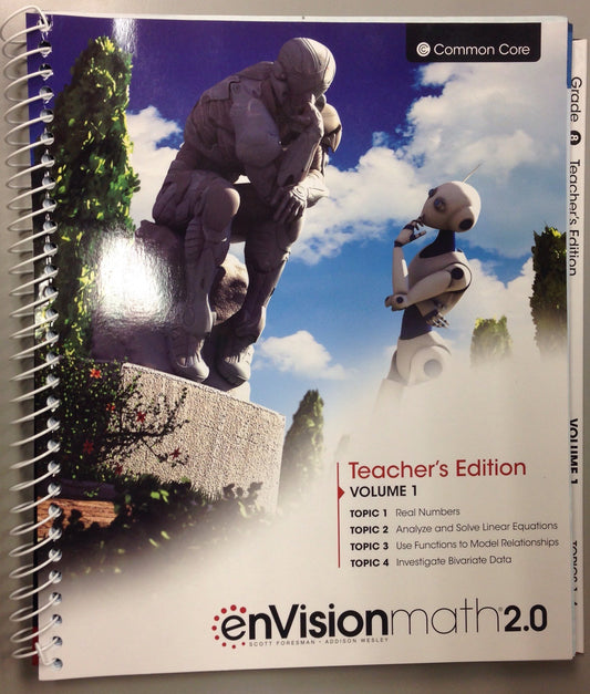 enVision math 2.0 - Grade 8 - Teacher's Edition Volume One - Common Core — ISBN 9780328880928